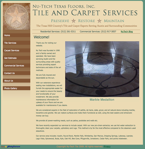 Click to go to Nu-Tech Texas Floors Web Site